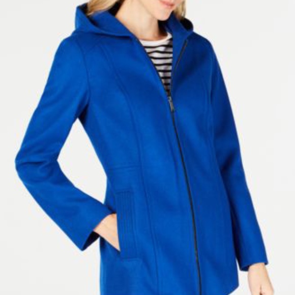 London Fog Jackets & Blazers - NWOT London Fog wool hooded coat